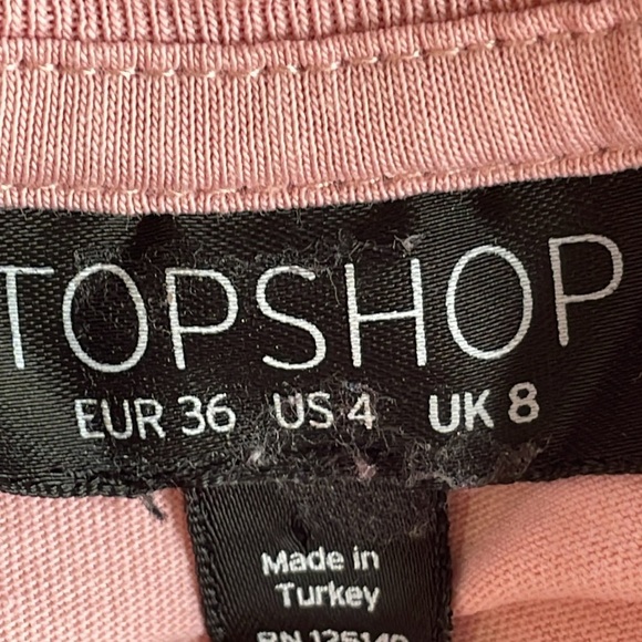 Topshop Pink London Cropped Tee - Picture 6 of 8